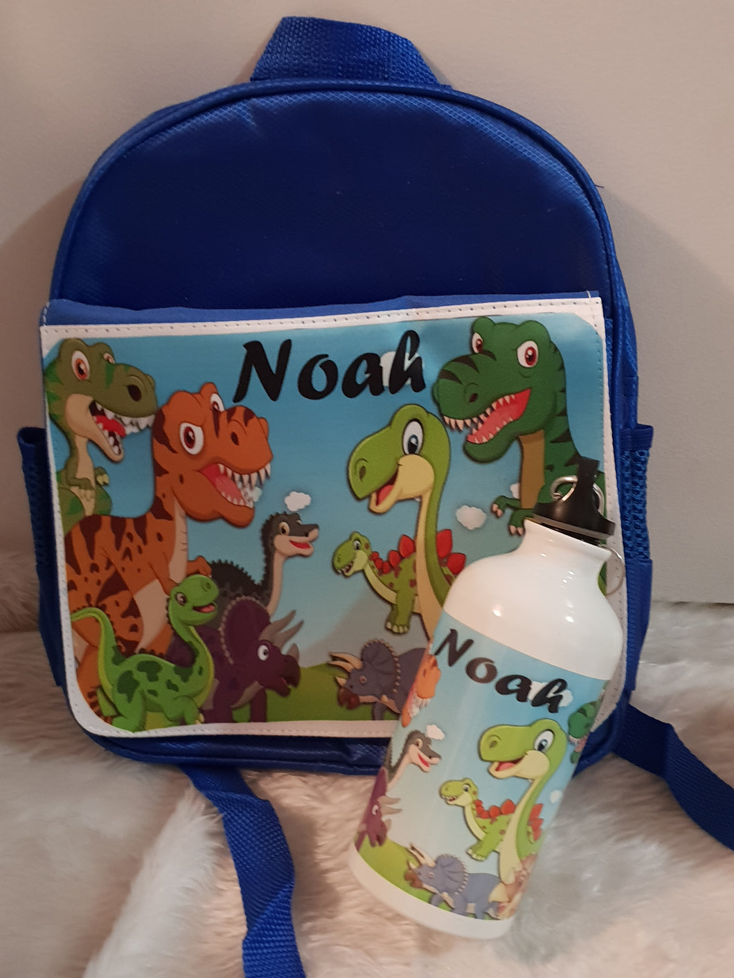 Dinosaur school pack lunch bag , drink bottle