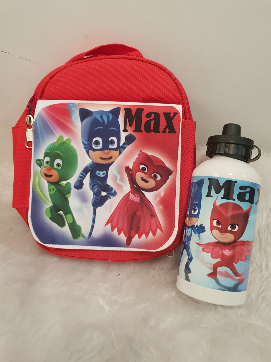 Pj Mask Lunch Box and Drink Bottle