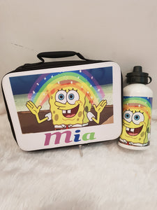 Spongebob Lunch Box and Drink Bottle