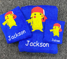 Yellow Mouse Personalized Towel