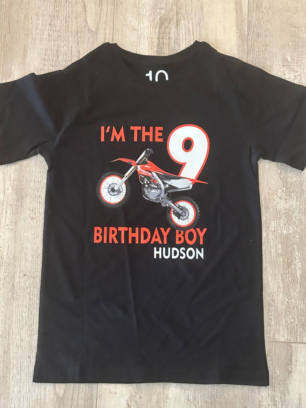 MotorBike Birthday Tshirt