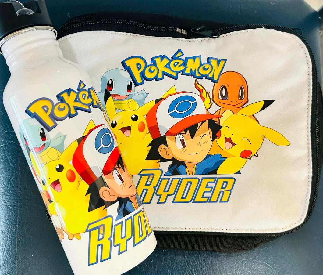 Pokémon Lunch Box and Drink Bottle