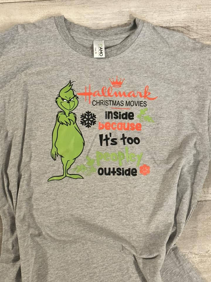 Hallmark Christmas Movies Grinch T-shirt