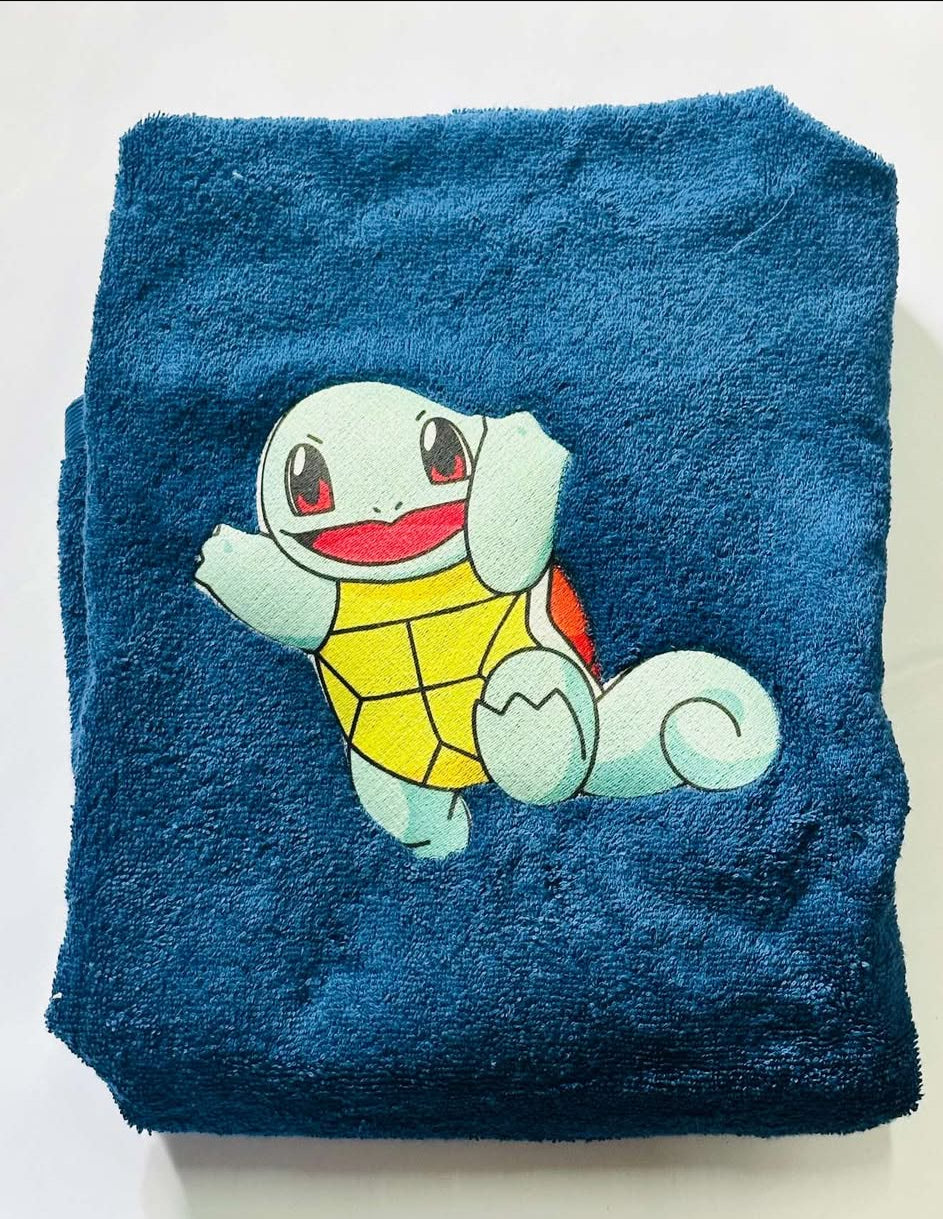 Turtle Squirt Personalized Towel