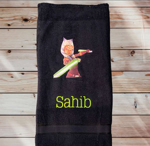 Sword Guy Personalized Towel