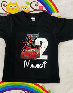 Birthday Cars T-shirt