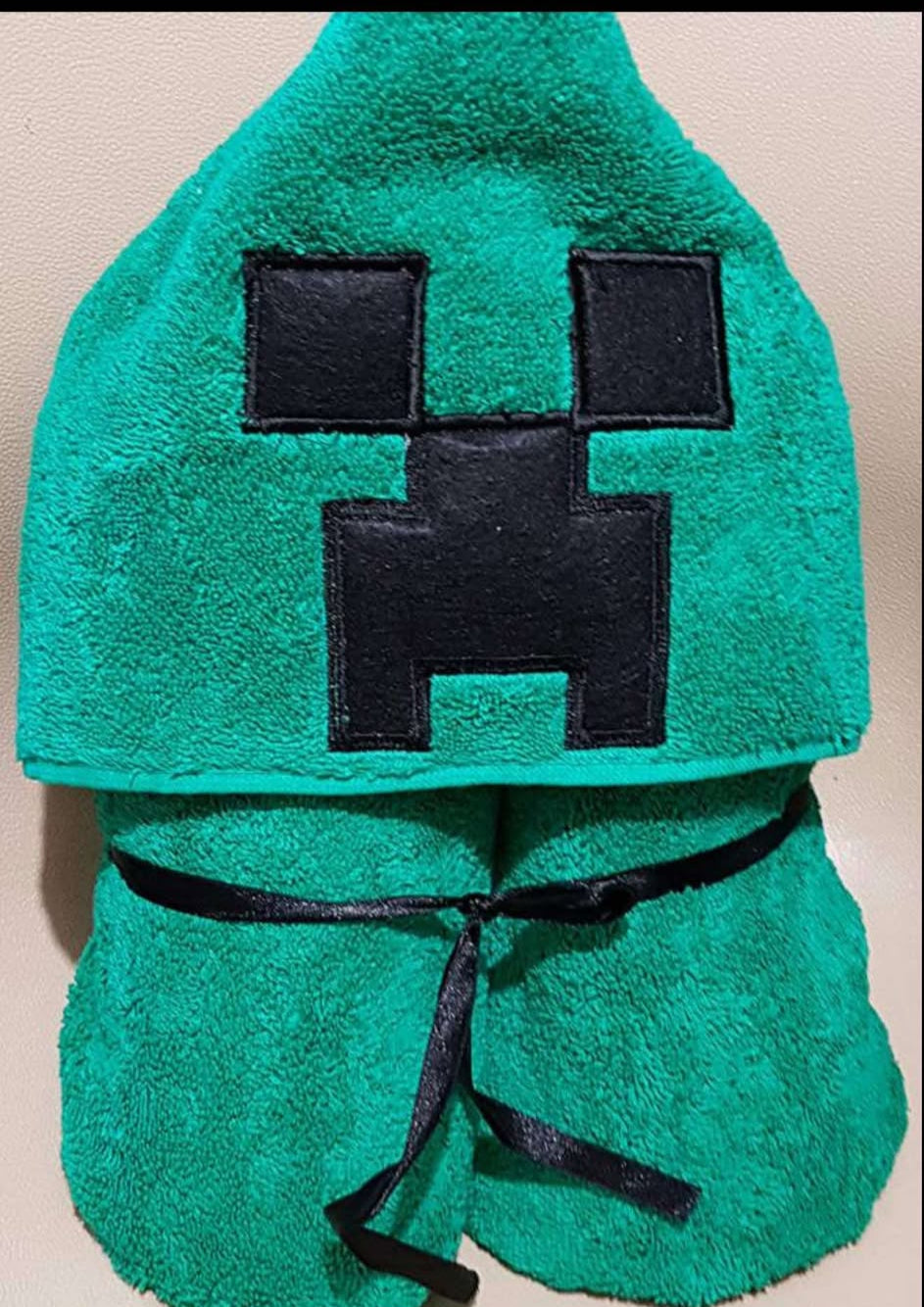 Minecraft hooded towel