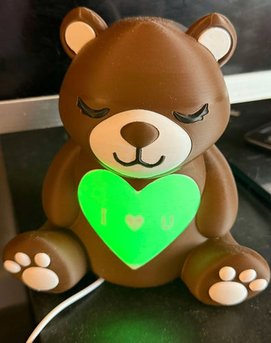 3D Bear Color Change USB light