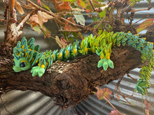 3D Bloomtail Dragon with Petal Pod Egg-Articulated 3D toy, fidget