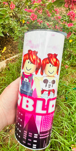 Roblox girl  20oz tumbler