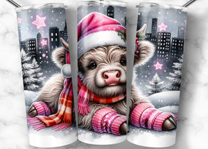 Highland baby cow 20oz tumbler