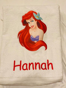 Mermaid Personalized Towel