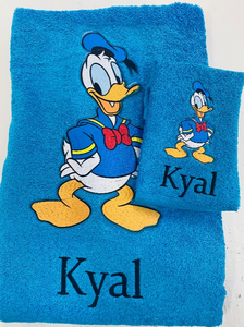 Blue Duck Personalized Towel