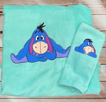 Cartoon Donkey Personalized Towel