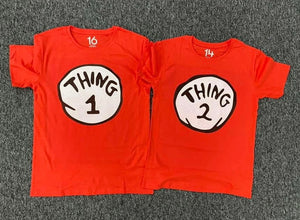 Thing 1 thing 2 tshirt