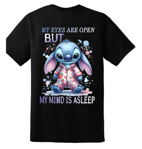 My eyes are open stitch t-shirt