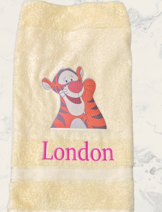 Tiger Personalized Towel