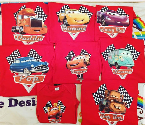 Cars family Birthday set