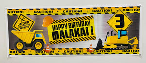 birthday vinyl banner