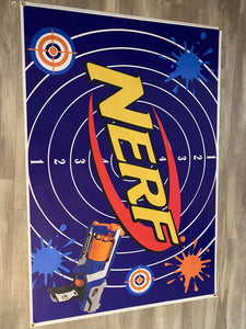 Nerf birthday banner/backdrop