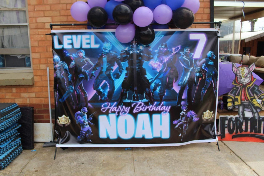 Fortnite birthday banner/backdrop