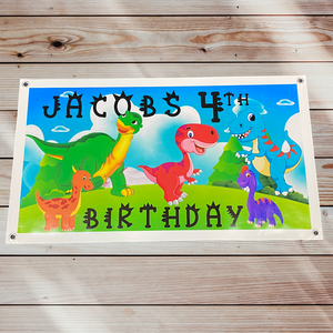 birthday vinyl banner