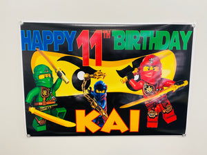 birthday vinyl banner