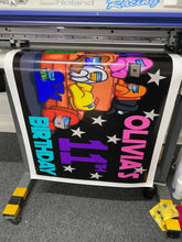 Elmo birthday vinyl banner