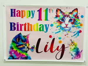 birthday vinyl banner