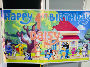 birthday vinyl banner