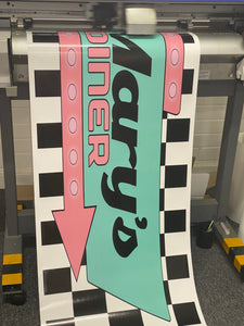 birthday vinyl banner