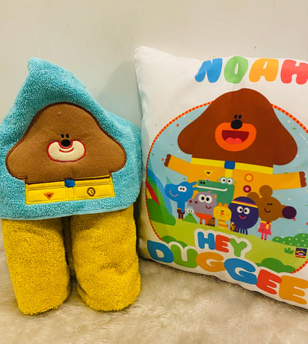 Hey duggee cushion and towel pack