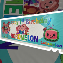 birthday vinyl banner