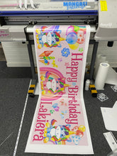 birthday vinyl banner