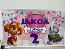 birthday vinyl banner