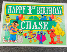 Elmo birthday vinyl banner