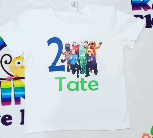 Wiggles show birthday tshirt