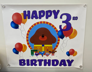 Elmo birthday vinyl banner