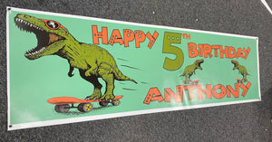 birthday vinyl banner