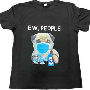 EW people pug tshirt