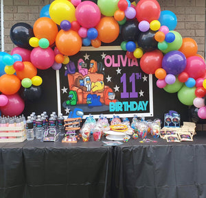 Elmo birthday vinyl banner