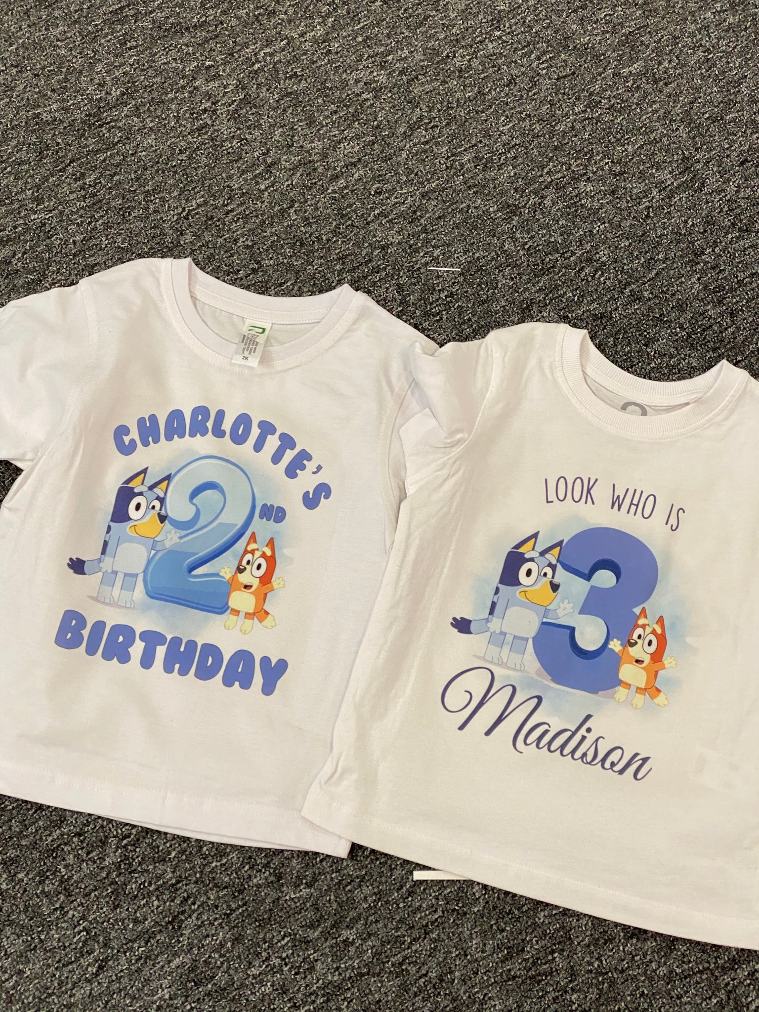 Bluey Birthday Tshirt – Rainbow Skye Designs