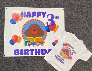 Elmo birthday vinyl banner