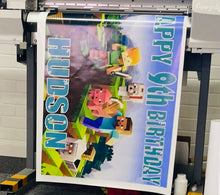 Elmo birthday vinyl banner