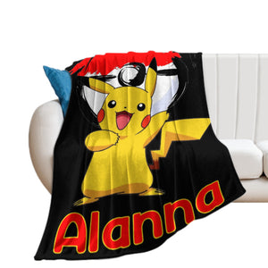 Pokémon pikachu Custom Blanket