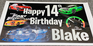 birthday vinyl banner