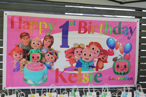 birthday vinyl banner