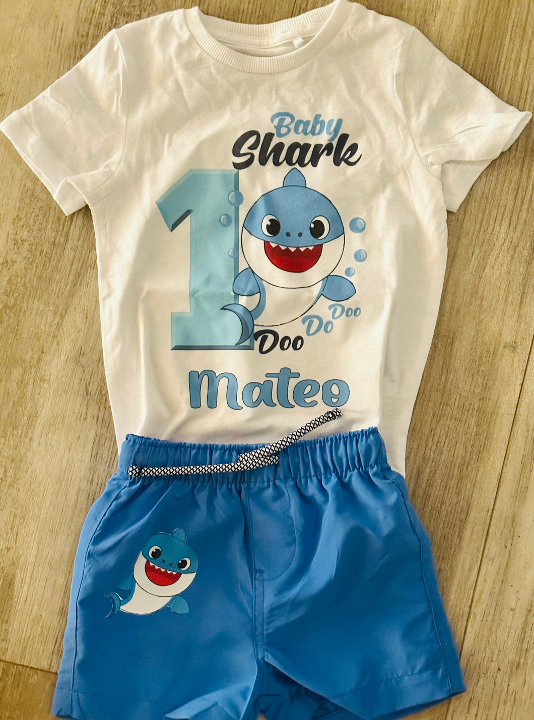 Baby shark birthday set