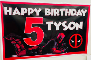 birthday vinyl banner