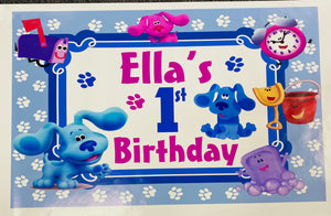 Elmo birthday vinyl banner